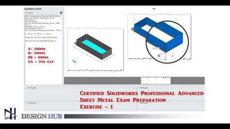 sheet metal worker certification|solidworks sheet metal certification.